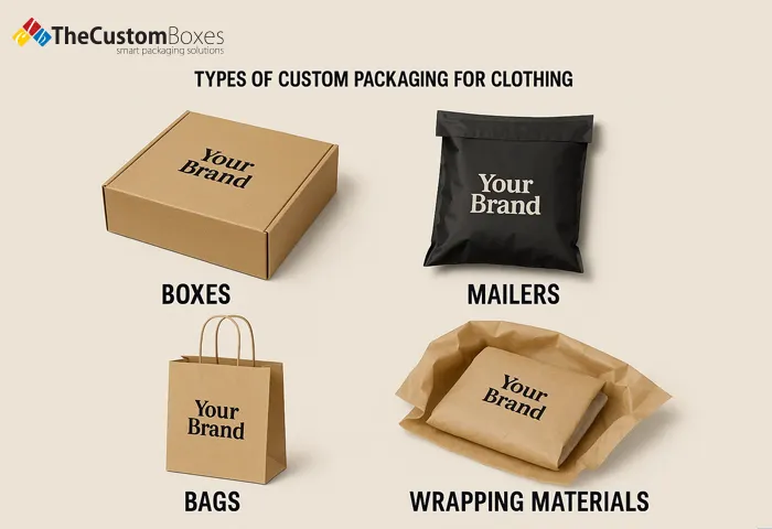 Types Of Custom Packaging For Clothing
